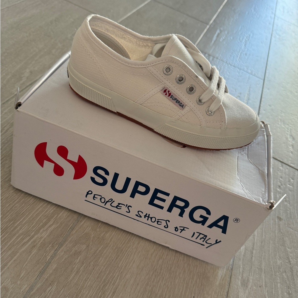 Never Worn Superga 2750 Cotu Classice - White